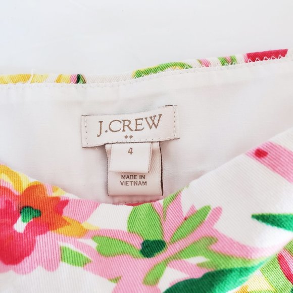 J. CREW FACTORY 5" Floral Printed Chinos 4 - Picture 2 of 8